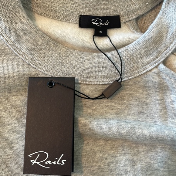 Rails NWT Quincy Sweatshirt | Small | Gray - Picture 11 of 14